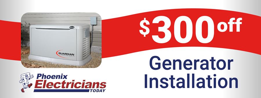 $300 Off Generator Installation